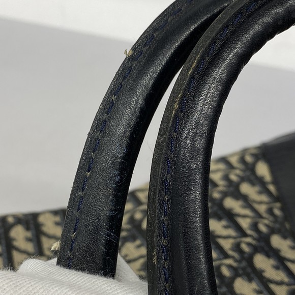 Christian Dior Boston Bag Trotter Canvas Brown - Picture 10 of 14